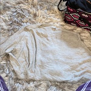 Off the shoulder dolman sleeve top